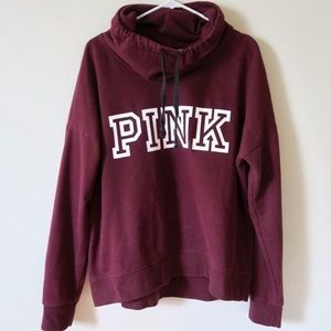 Victoria’s Secret Burgundy Cowl Neck Sweatshirt